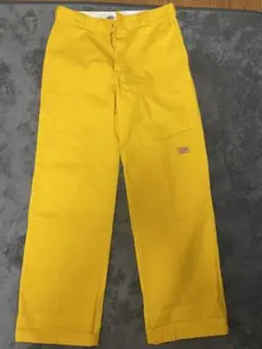 ディッキーズ　Dickies　ダブルニー　希少カラー　古着　黄色 イエローのサムネイル