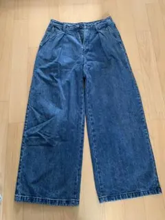 gu ワイドデニム