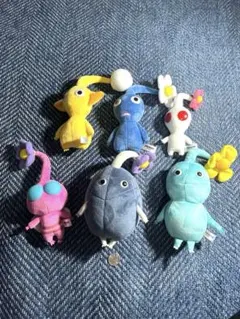ピクミン　ぬいぐるみ　5点セット