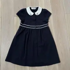 ショパン　小学校受験　120cm ネイビーワンピース