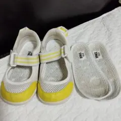 15.5 イフミー イエロー 上履き