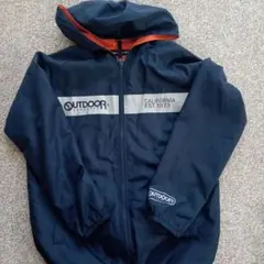 OUTDOOR フード付きジャケット ネイビー