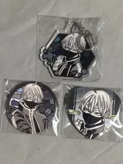 桃源暗鬼 皇后崎迅 缶バッジ&キーホルダーセット