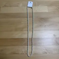 【新品未使用】フェイクパール　セレモニー　ロングネックレス　ホワイト