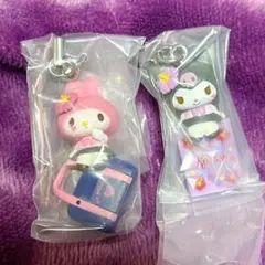 サンリオキャラクターズ 平成ギャルチャーム マイメロディ クロミ 二点セット