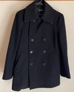 あんこ⭐︎ZUCCA ダークグレー ウールピーコート 2025年最新】zucca レディース ピーコート・ウールコートの人気