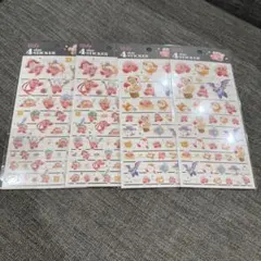 4サイズステッカー（カービィ）×2種セット