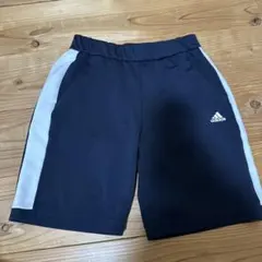 adidas PRIMEGREEN ハーフパンツ J/S 黒/白