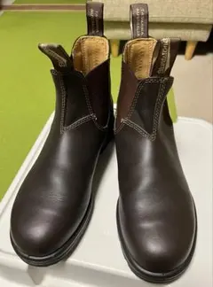 Blundstone ダークブラウン サイドゴアブーツ UK7