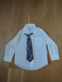フォーマルシャツ ネクタイ付き ホワイト 95