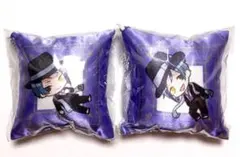 ツイステ ハピクロ クッションキーホルダー ジェイド フロイド