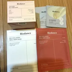 [人気‼️)バイオダンス　コラーゲンゲルトナーパッド&ディープマスク&トナーパック