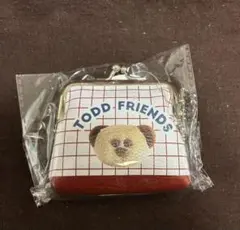 mojojojo PVCがま口ポーチ くま BROWN