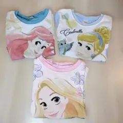 キッズ120プリンセスTシャツ 3枚セットのサムネイル