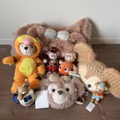ディズニーストア リゾート ナムコ ドナデジ チプデ恐竜ぬいぐるみ