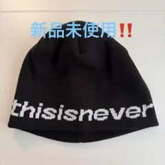 thisisneverthat ブラック ニット帽