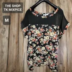 【即発送】TK レディース シャツ 花柄 お洒落 オシャレ 和洋風 透け感のサムネイル