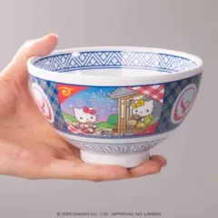 【新品未使用】吉野家ハローキティどんぶり　2個　ネコ型手動ハンディファンおまけ 新品未使用】吉野家ハローキティどんぶり 2個 ネコ型手動