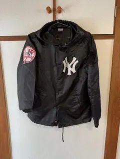 New York Yankees ナイロンジャケット ブラック