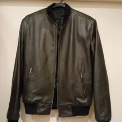 レザージャケット スタンドカラー