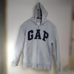 GAP KIDS グレー ジップアップパーカー サイズＬ 140cm 裏ボア