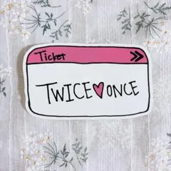 TWICE ミナ キャリー ステッカー B ver シーグリ 2019