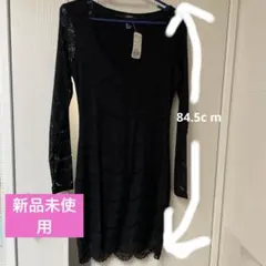 FOREVER 21 ブラックレースワンピース S 新品未使用