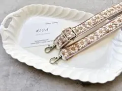 インド刺繍リボンスマホショルダー