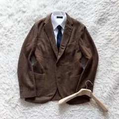 <美品>BOGLIOLI COAT ブラウン ウール ジャケット サイズ52