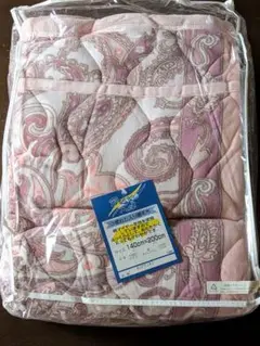 3層綿入り綿毛布 ペイズリー柄ブランケット 140cm×200cm