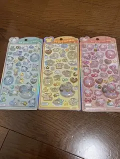 【新品未使用】サンリオベビー　うるちゅるポップシール　3枚セット
