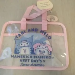 まめきちまめこ 산리오 콜라보레이션 클리어백