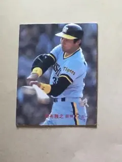 掛布雅之 珍 カルビー株式会社 レトロ レア カード 昔 野球 当時物