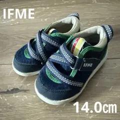 イフミー IFME スニーカー　ネイビー14cm