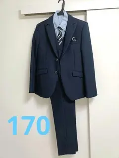 170 ワンダーファクトリーフォーマルスリーピーススーツ