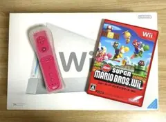 【美品】Wii 本体　コントローラー2個 ソフト2個　マリオカート動作確認済み