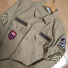 ALPHA INDUSTRIES ミリタリーシャツ ワークシャツ アルファ