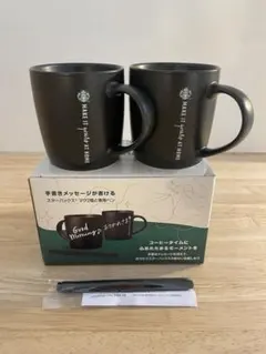 【新品未使用】スターバックス マグカップ 2個セット ブラック
