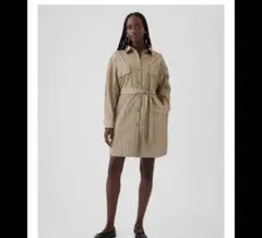 GAP ギャップ ストライプシャツワンピース