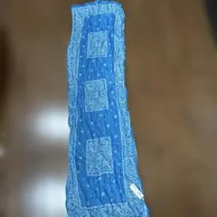 ペーズリー柄 青 ストール Fサイズのサムネイル
