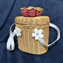 ♥️手編み♥️麻紐バッグ♥️いちごバッグ♥️カゴバック♥️夏バッグ♥️ ♥️手編み♥️麻紐バッグ♥️いちごバッグ♥️カゴバック♥️夏