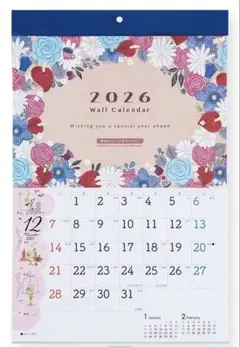 FELISSIMO　2026年 壁掛けカレンダー 花柄のサムネイル