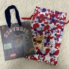 HYSTERIC デニム風ショッピングバッグ　ラッピング袋　メッセージカードのサムネイル