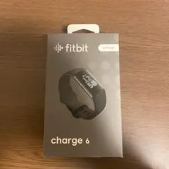 【新品未開封】Fitbit Charge6 ブラックフィットビット