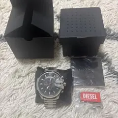 DIESEL ステンレススチール ブラック 時計❣️値下げしました❣️のサムネイル
