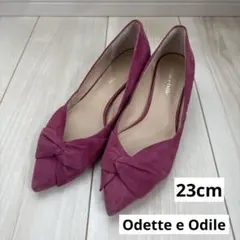 オデットエオディール Odette e Odile ピンク パンプス 23cm
