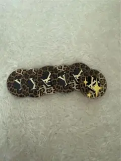 ヒョウ柄ロゴデコパセット