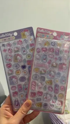 は*る様 【正規品】【匿名配送】Hello Kitty キャラクターシール 2枚