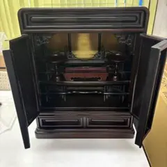 引き取り限定＊唐木仏壇 電動照明付 上下分割式 幅53cm - メルカリ