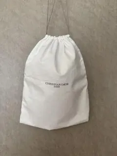 DIOR ディオール 巾着 ポーチ ノベルティ ホワイト 白